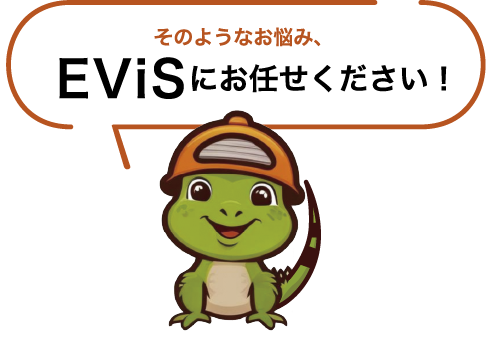 そのようなお悩みEVISにお任せください