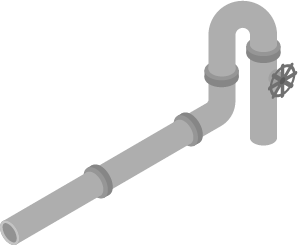 排水管のイラスト